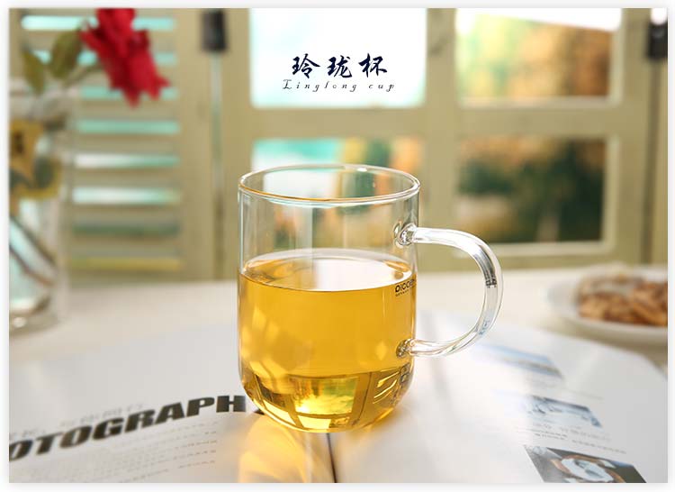 
                                        
                                                            品茶忆友 玻璃茶具 茶杯耐热玻璃杯水杯 玲珑（单杯）                