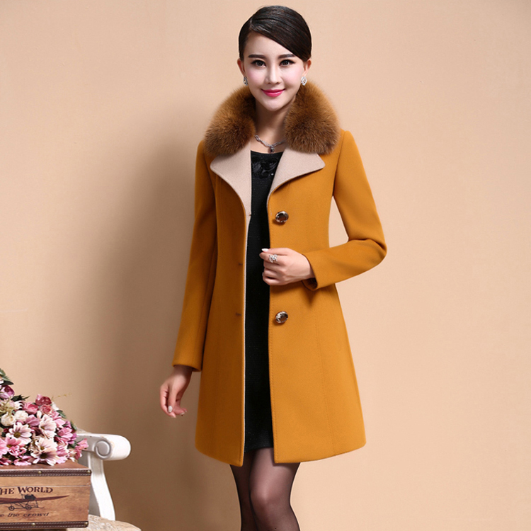 Mr. de Vries gross? autumn and winter coats women 2015 new Korean large leisure women stylish lapel a wool coat in the long hair of Sau San? jacket 2XL Yellow pictures, female price, brand platters! The elections are supplied in the national character of distribution, so action, buy now enjoy more preferential! As soon as possible.