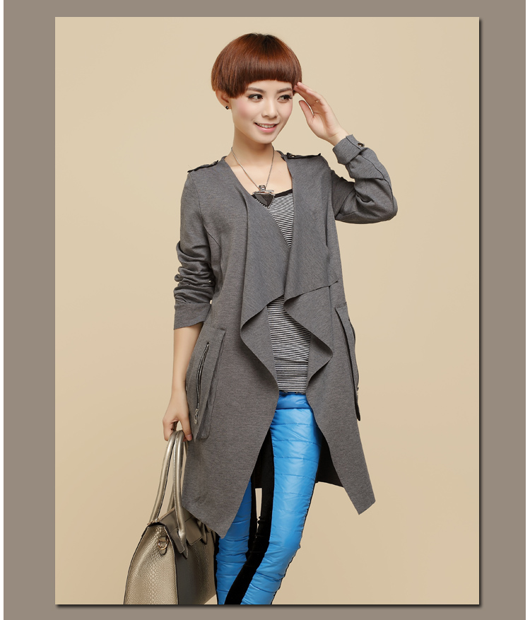 2014新款秋装新品休闲<em>女装</em> 特色 <em>针织</em>薄<em>开衫中</em>