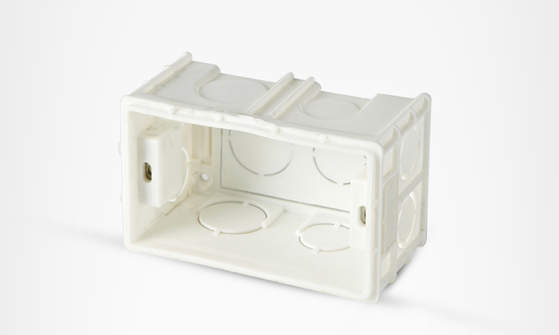 天正电气 PVC118(120)型二位暗盒 安装开关插