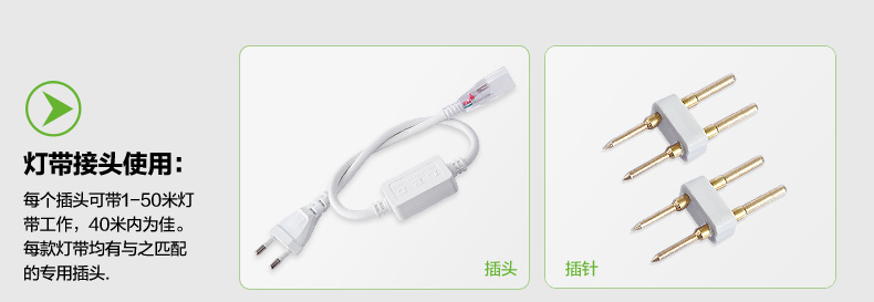 
                                        君御LED灯带120珠3014超亮贴片暗槽客厅吊顶电视墙辅光照明 3014-正白                