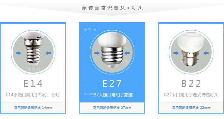 蒙特丽 省电王led灯泡3w拉尾E14螺口炫银铝光源 弯管灯烛台灯吊灯用途 白光(1个装)