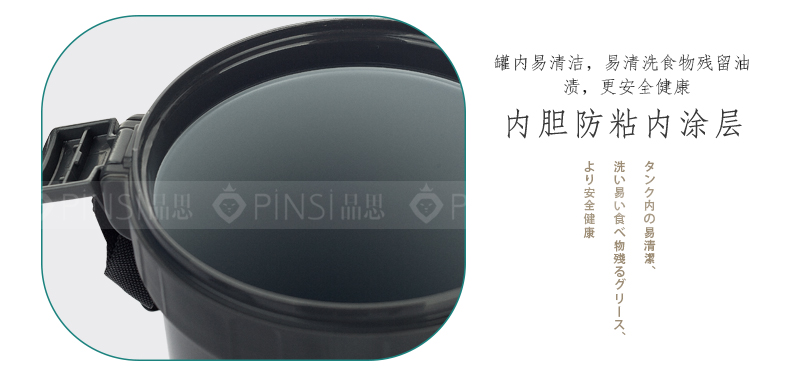象印（ZOJIRUSHI）保温饭盒不锈钢保温桶三层便当盒真空焖烧杯2.0L