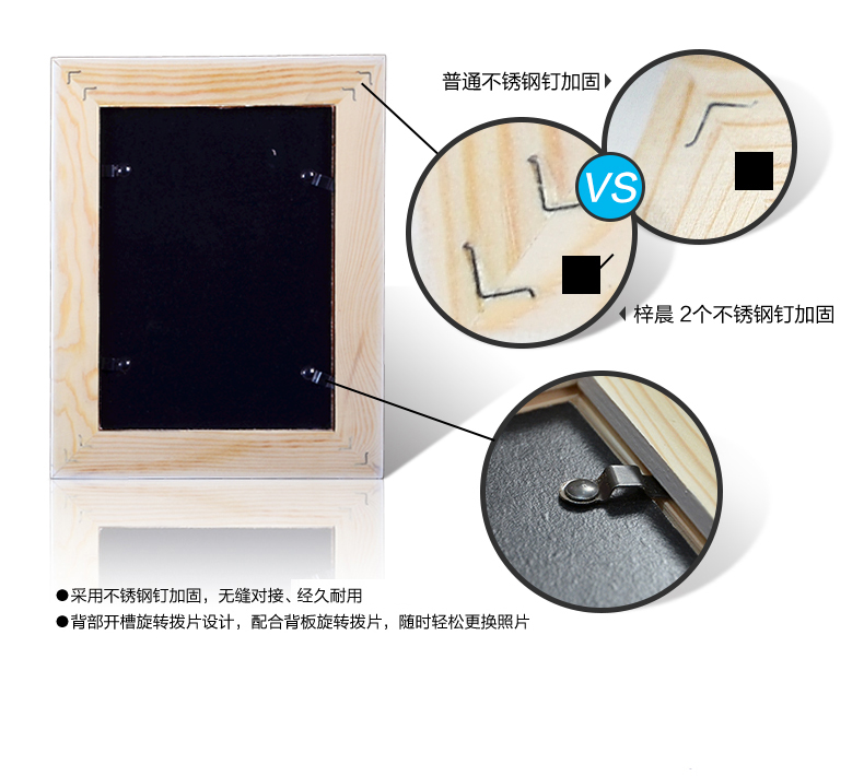 梓晨 实木照片墙 相框墙 客厅角花相片墙欧式 相框组合 白色