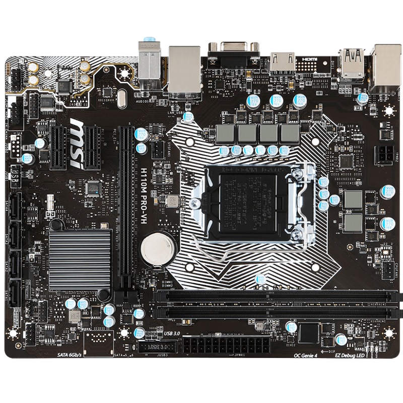 微星（MSI）H110M PRO-VH主板 （Inte...