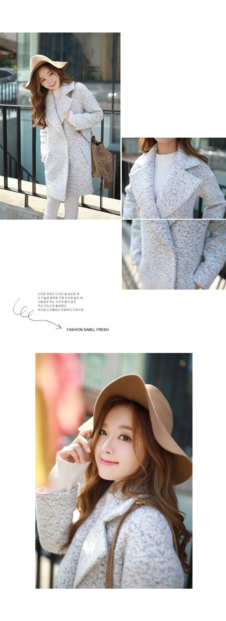 Gloria mini-ya autumn and winter new women in Korean long lapel large Sau San Mao jacket? a wool coat Female Light Gray L picture, prices, brand platters! The elections are supplied in the national character of distribution, so action, buy now enjoy more preferential! As soon as possible.