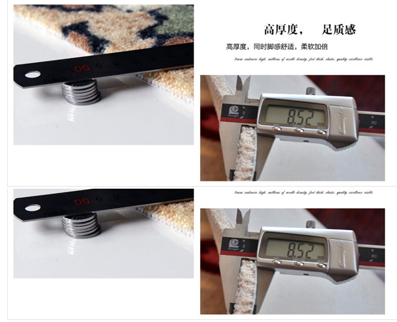 港龙 防滑吸水地垫门厅脚垫门垫 真爱不变 50cm*80cm