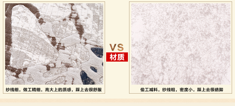 戈尔登地毯 土耳其进口 现代客厅地毯 茶几沙发卧室地毯床前地毯 土耳其进口-32524A 160cmx230cm