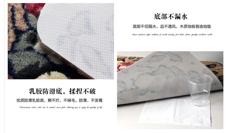 港龙 防滑吸水地垫门厅脚垫门垫 真爱不变 50cm*80cm