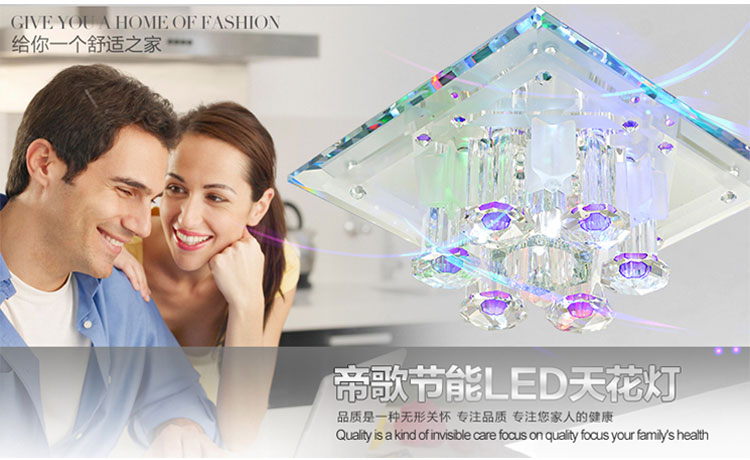 帝歌(DECC)DC1730水晶壁灯现代简约玄关灯客厅门厅过道阳台灯具水晶灯饰