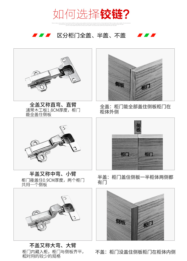 海蒂诗(hettich) 德国进口厚门铰链橱柜门铰飞机烟斗合页衣柜全盖半盖