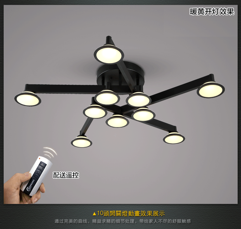 灯饰照明 吸顶灯 富尔乔(fuerqiao) 富尔乔北欧创意个性灯具简约现代