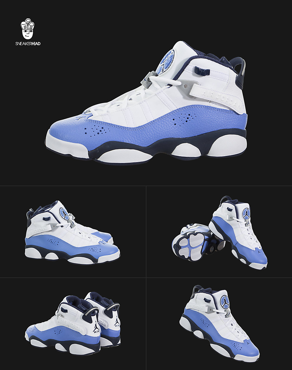 air jordan 6 rings aj6男鞋女鞋gs 六冠王 篮球鞋 323399-115 40