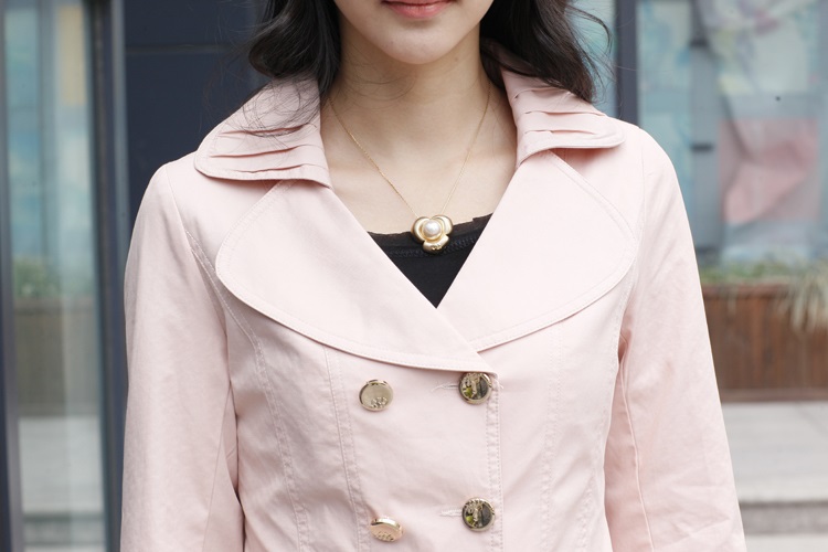 简草中青年女装春秋天薄短外套气质荷叶边春装外衣服女士小西装上衣 卡其色 XXXL品质保证