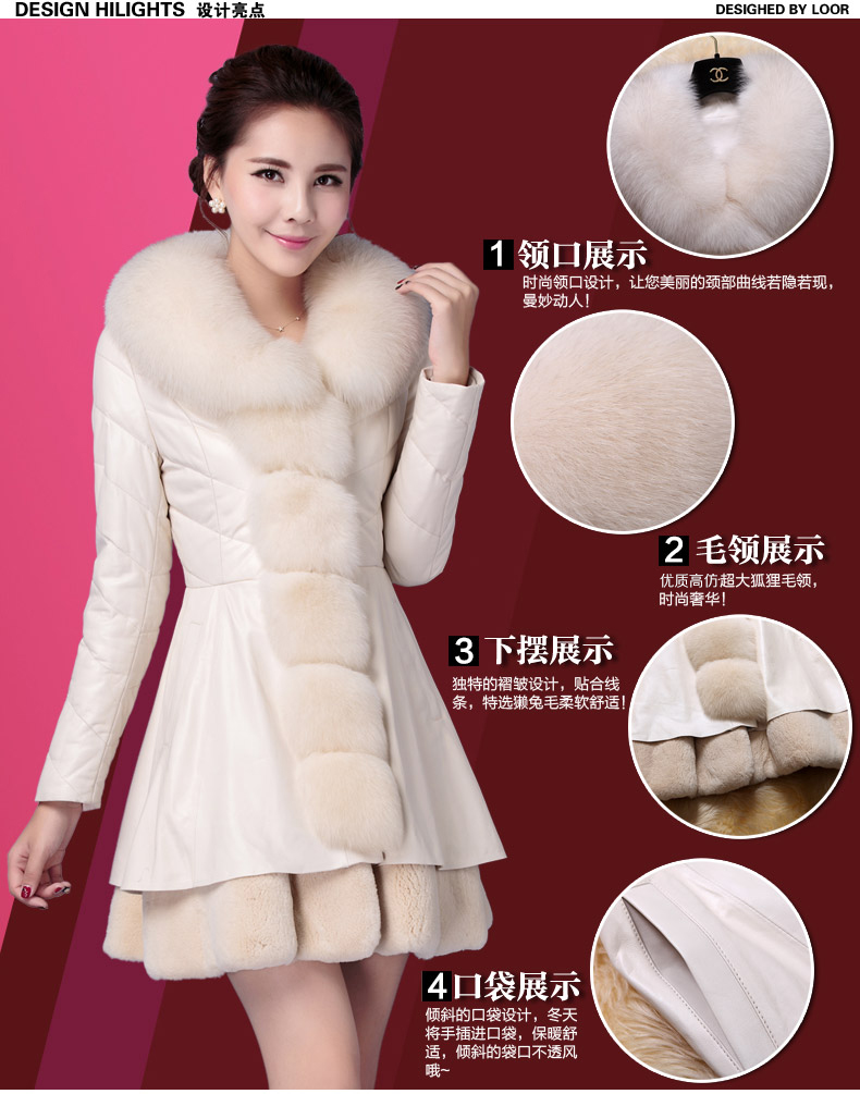 The World 2015 autumn and winter fun Doi new leather garments fox fur feather unit gross girls serving long fur coat 6719 purple  L picture, prices, brand platters! The elections are supplied in the national character of distribution, so action, buy now enjoy more preferential! As soon as possible.