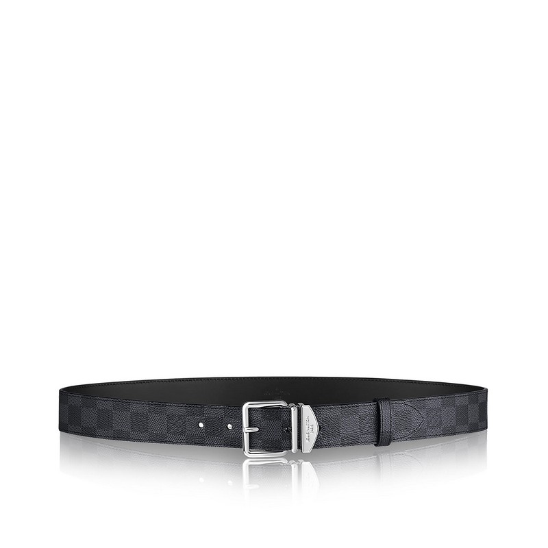 with its angular buckle and distinctive metal loop, discreetly