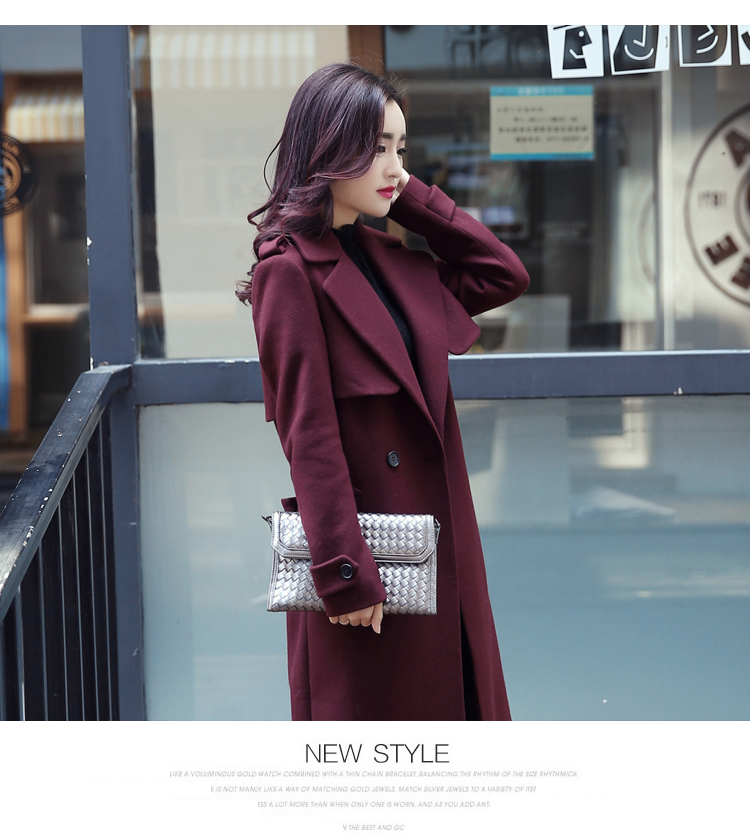 Sen and gross figure? 2015 Autumn load female Coat new Korean version of a wool coat cloak Sau San? 0123 deep red cloak M picture, prices, brand platters! The elections are supplied in the national character of distribution, so action, buy now enjoy more preferential! As soon as possible.