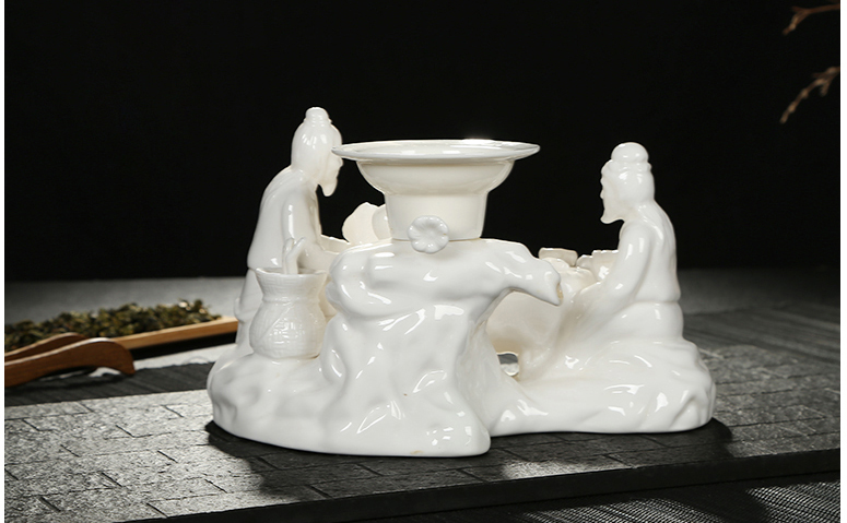茶具自流水半自动陶瓷功夫茶具套装茶道工艺 1猴年吉祥