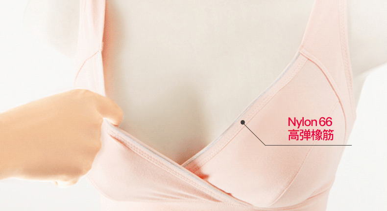 睡眠专用乔妮雅哺乳文胸 孕妇内衣 无钢圈 纯棉胸罩大