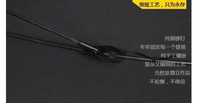顺风包邮正品碳纤维雨伞全碳纤维长柄超大结实长柄伞 纯手工低调礼品雨伞男士高端商务伞 碳纤维-130CM黑色
