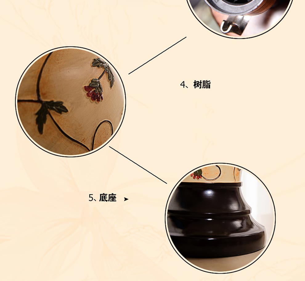 得美莱斯 客厅台灯 欧式台灯 欧式床头灯 欧式台灯 低调台灯 GYB3012