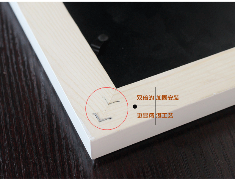 梓晨 照片墙 欧式相片墙 相框墙 客厅 实木复古 创意相框画框组合 白咖混搭