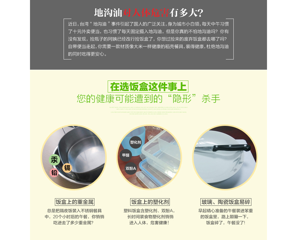 
                                        创意保鲜盒可微波炉加热饭盒学生便当盒 小饭盒600ml适合女性和儿童使用                