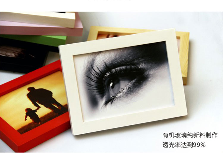 
                                        柠檬树 实木照片墙相框5寸7寸10寸A3证书执照画框多种相框尺寸 白色 12寸挂墙                