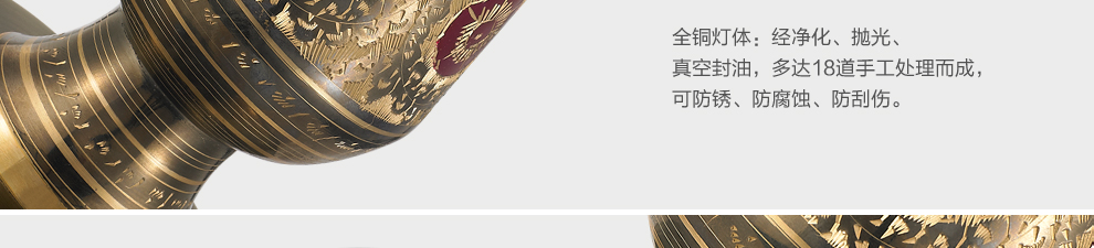 库博-光移动   全铜欧式台灯 书房卧室床头装饰台灯 T3300