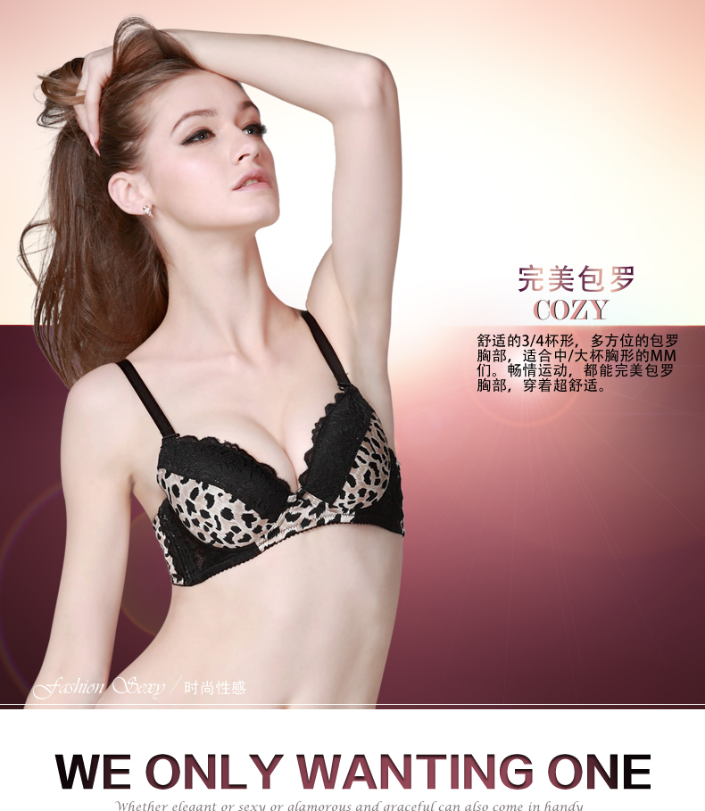 <em>雅</em>美乔 100%桑蚕丝/<em>豹纹</em>真丝<em>文胸</em>/清爽薄款聚