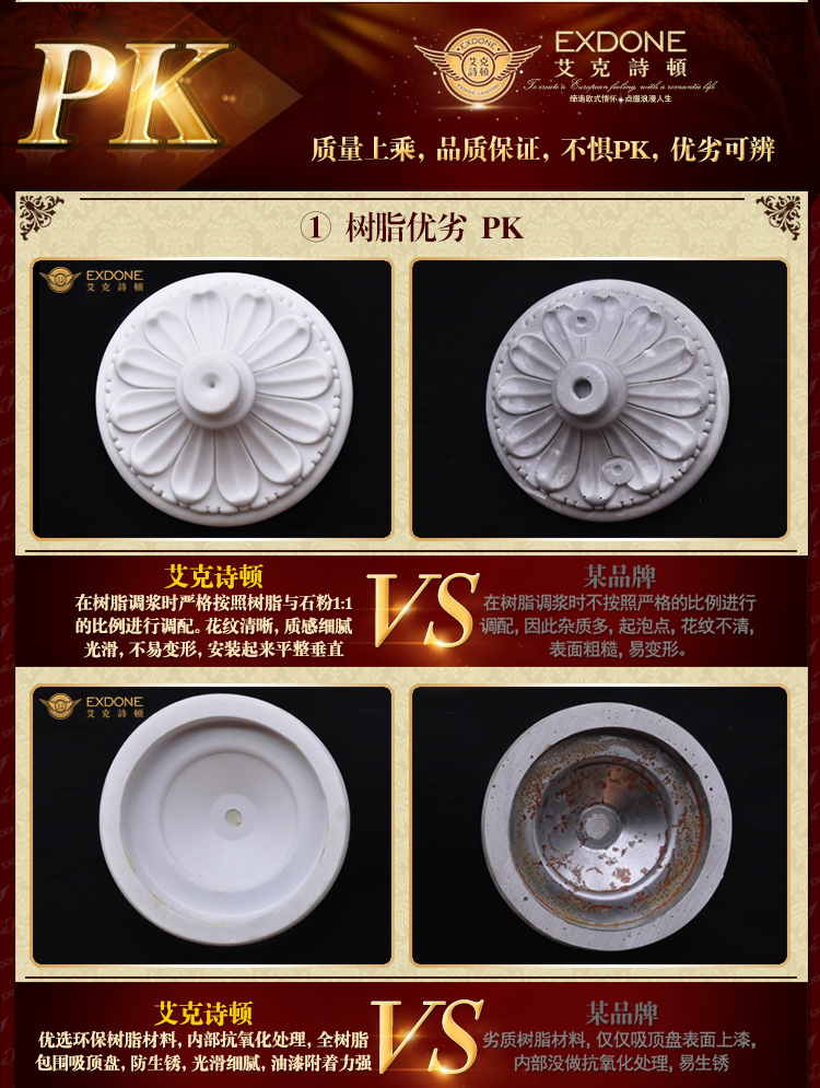 华艺灯饰 欧式吊灯 客厅餐厅卧室书房复古简约灯具 艾克诗顿 CH0076 5头