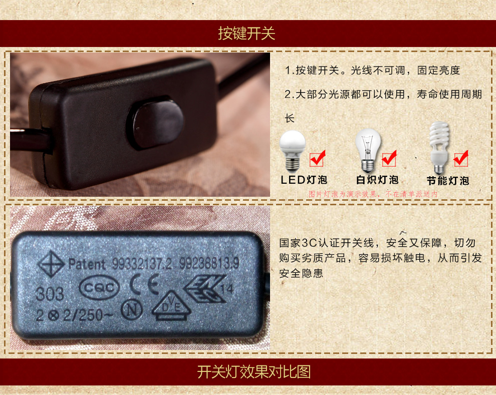 青花陶瓷装饰台灯卧室床头灯具中式喜庆灯饰送LED光源景德镇 唐英 B款 花韵之青