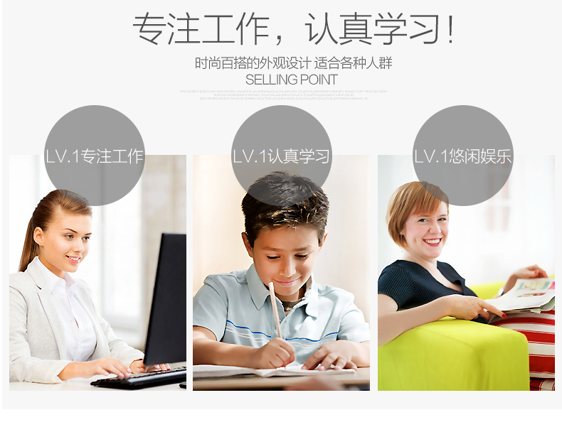 一米青品  LED落地灯 现代简约钢琴落地台灯护眼书房客厅卧室床头阅读灯 升级版5档双色调节-高雅银-预售