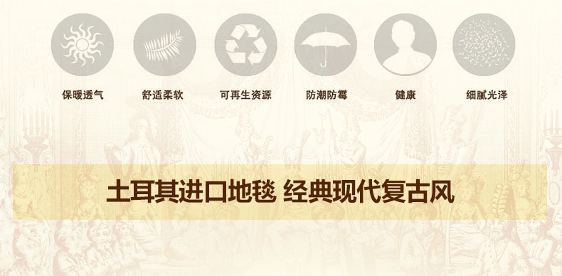 东升地毯 法斯特土耳其进口 现代简约茶几沙发卧室床边床前飘窗大地毯地垫 038A灰 160x230cm