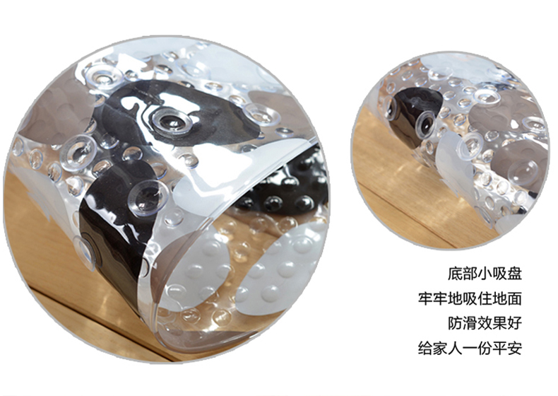 梦雅莉 卫浴地垫门垫 浴室地垫防滑垫 大号鹅卵石PVC垫脚 鹅卵石 700MMx380MM