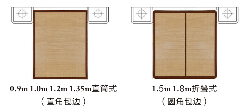 
                                                                                黄古林 夏凉席文竹席单人床席子 双面文竹席1.8/1.5/1.2米 单席（直筒） 100*195cm                