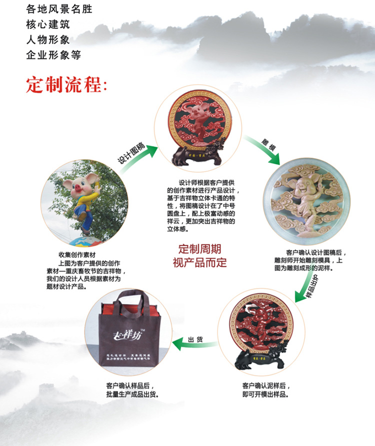 
                                        吉祥坊财运到玉白菜貔貅摆件家居装饰品乔迁开业工艺品摆件 办公室风水摆设 J678财运到(380*180*245MM)                
