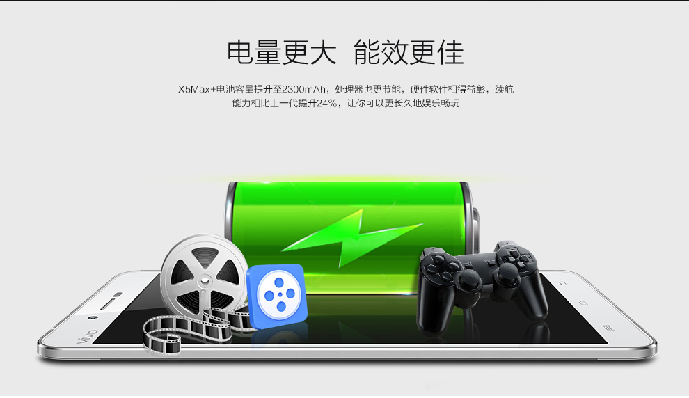 vivo X5MAx+ 移动4G版 32GB  双卡双待 香槟金