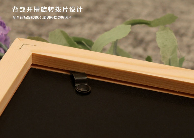 
                                        梓晨 进口实木照片墙 相框 实木 楼梯款装饰相框画框 相片框创意组合HD-774 白原胡混搭送思念画芯                