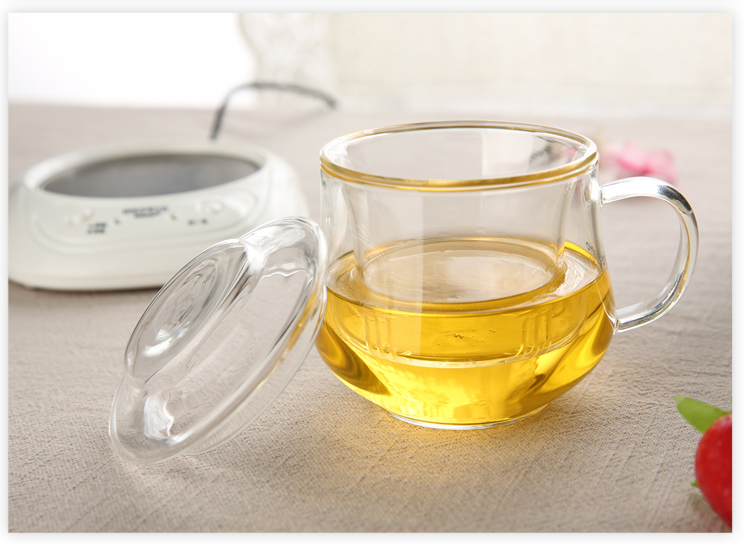 
                    
                                        品茶忆友 茶具套装 茶杯耐热玻璃杯带茶漏茶滤保温加热杯垫恒温器 水趣保温底座套装                