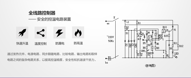 爱贝斯 书写垫安全保暖多功能电热垫子暖桌垫 黑色