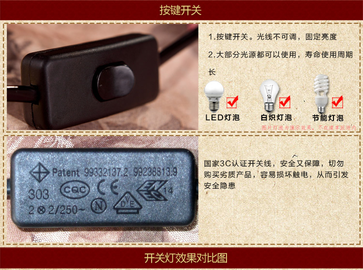 
                                        唐英陶瓷台灯卧室床头 书房灯具景德镇中式古典灯饰送光源 喜庆洋洋                