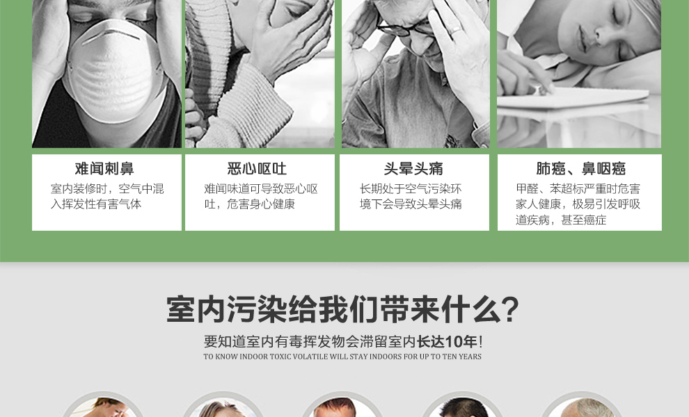 格林·森特 藻钙装修除甲醛空气净化系列 新房装修家具去除甲醛苯油漆味 甲醛甲苯异味清除剂 装修除醛宝 200G*16袋/箱