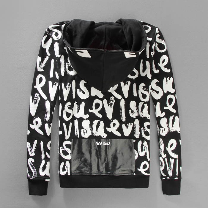 日本潮牌evisu 福神秋冬 陈冠希同款潮牌薄款字母佛头