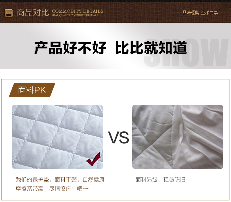 
                                        帝菲雅 星级酒店床垫保护垫 席梦思床褥单层保护垫 夹棉床笠垫子 白色床笠款 1.8米床180x200cm                