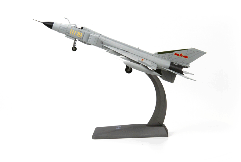 特尔博绝版 1:72合金成品中国歼8长须鲸歼击机模型 仿真飞机模型 送