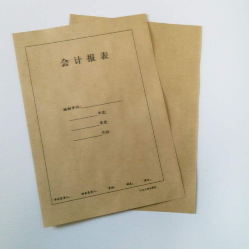 财友a4报表皮 a4报表装订封面 会计报表封皮(25套/包)