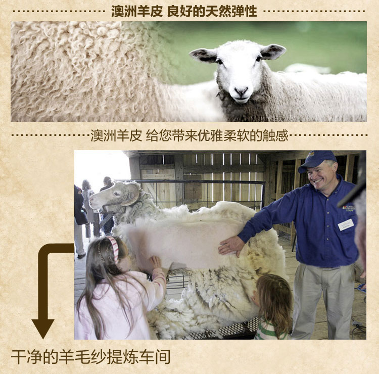 丽姿羊皮垫 加长地垫脚垫 羊毛沙发坐垫150*50cm  白色