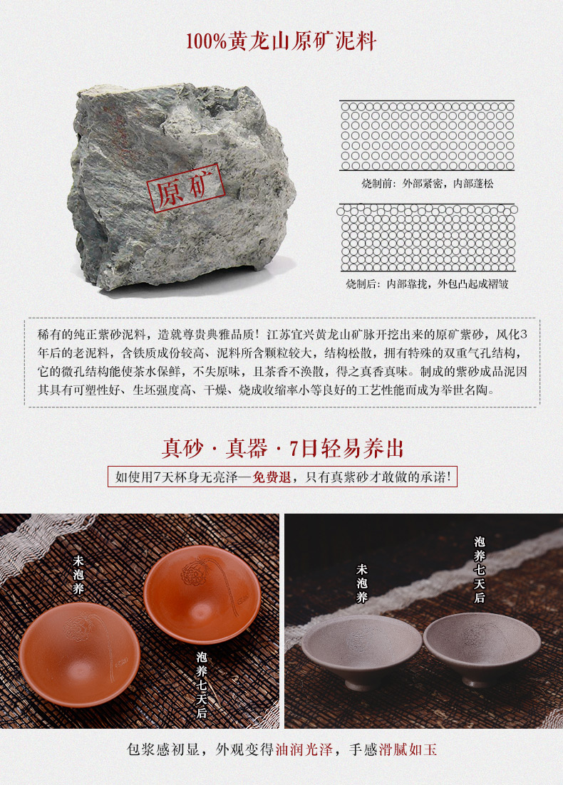 
                                                            弘盛窑 宜兴紫砂茶具配件功夫茶杯 单杯 品茗杯大号主人杯 普洱茶杯个人杯 红茶杯 手工紫砂杯子 蓬荜生辉段泥                