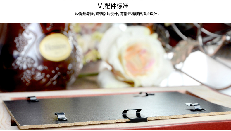 梓晨 实木照片墙 相框墙 客厅角花相片墙欧式 相框组合 白色